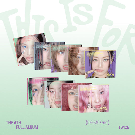 TWICE - 4TH ALBUM THIS IS FOR DIGIPACK - 9 VERSION