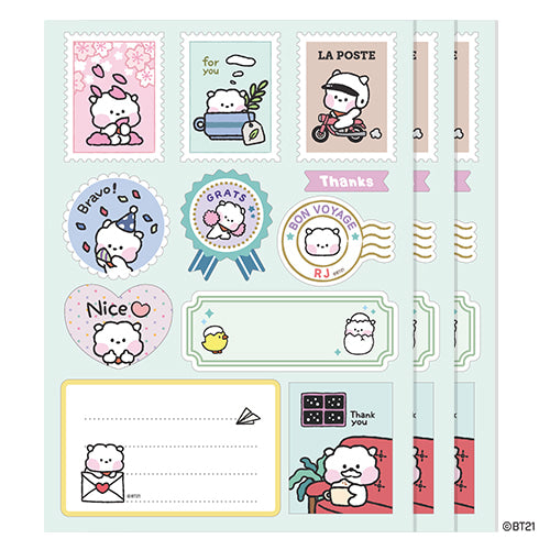 BT21 minini REMOVABLE GIFT STICKER