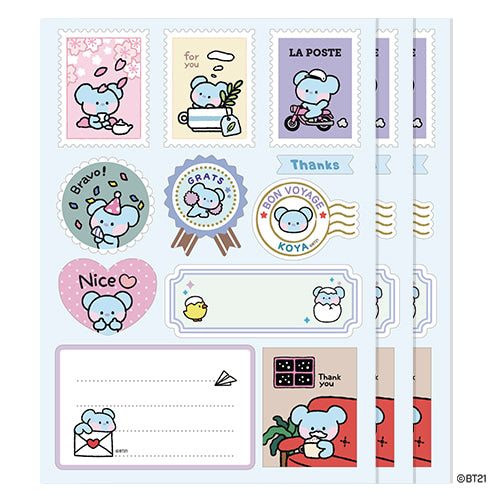 BT21 minini REMOVABLE GIFT STICKER