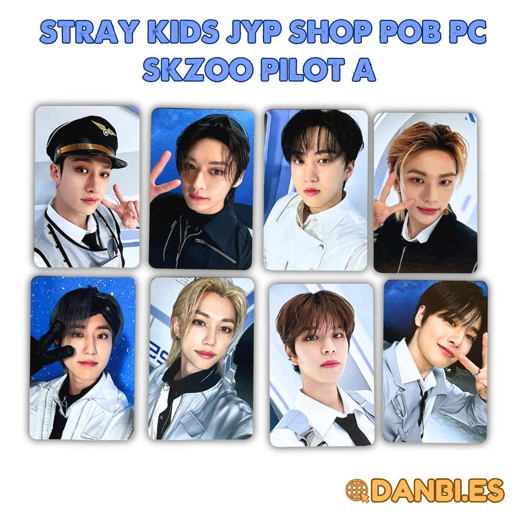 STRAY KIDS JYP SHOP POB PHOTO CARD - SKZOO PILOT A, B