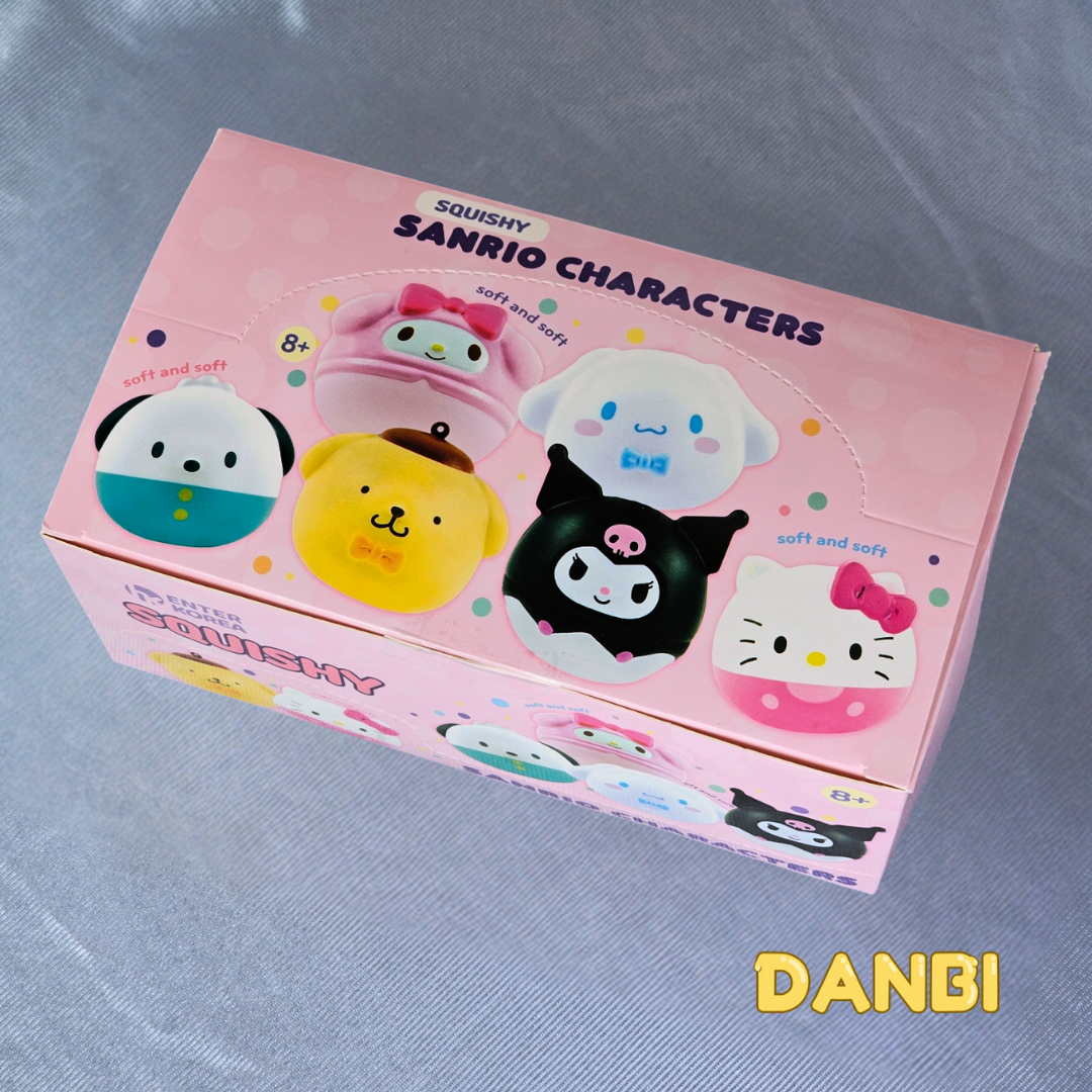 OFFICIAL SANRIO SQUISHY BALL KEYRING