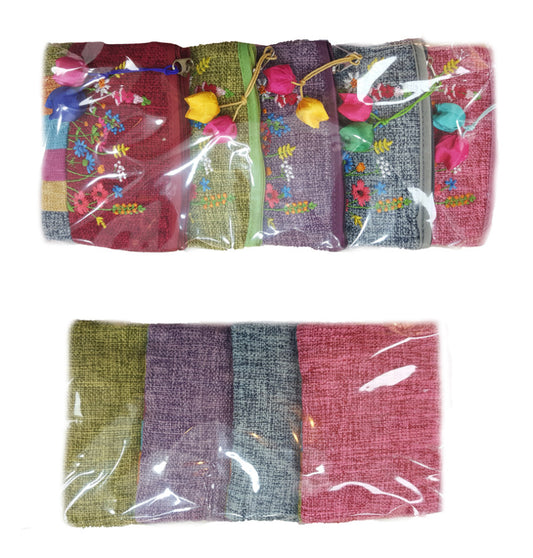 HEMP FLOWER COIN PURSE