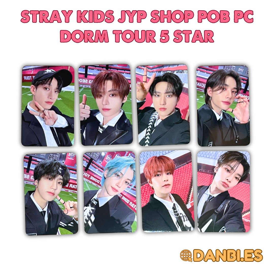 STRAY KIDS JYP SHOP POB PHOTO CARD - DORM TOUR 5 STAR