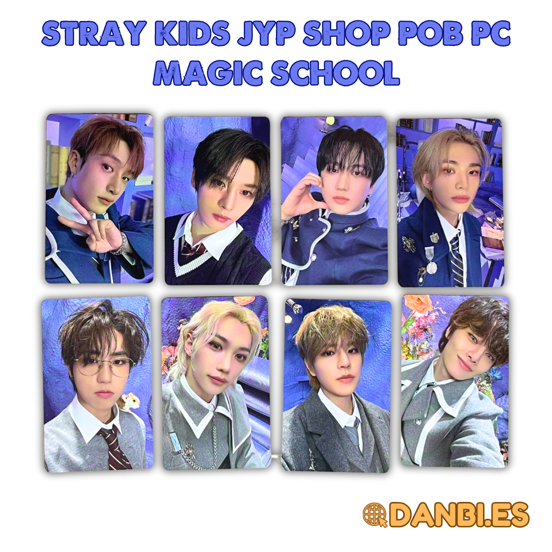 STRAY KIDS JYP SHOP POB PHOTO CARD - MAGIC SCHOOL