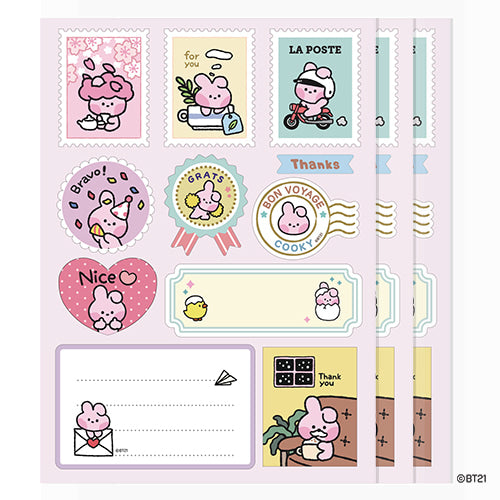 BT21 minini REMOVABLE GIFT STICKER