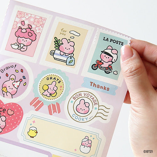 BT21 minini REMOVABLE GIFT STICKER