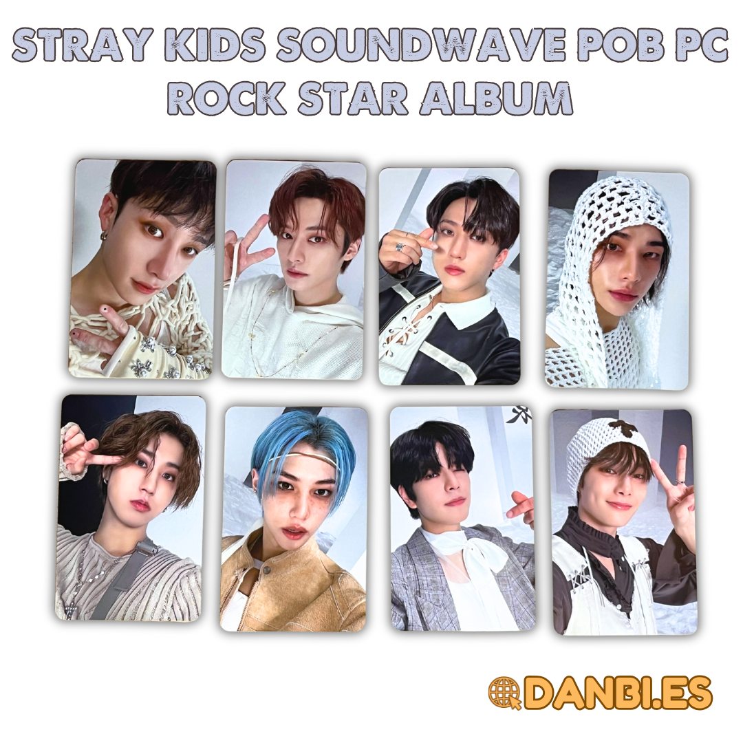 STRAY KIDS SOUNDWAVE POB PHOTO CARD - ROCK STAR