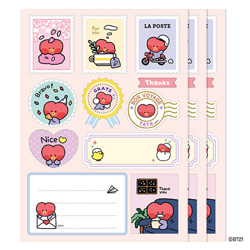 BT21 minini REMOVABLE GIFT STICKER