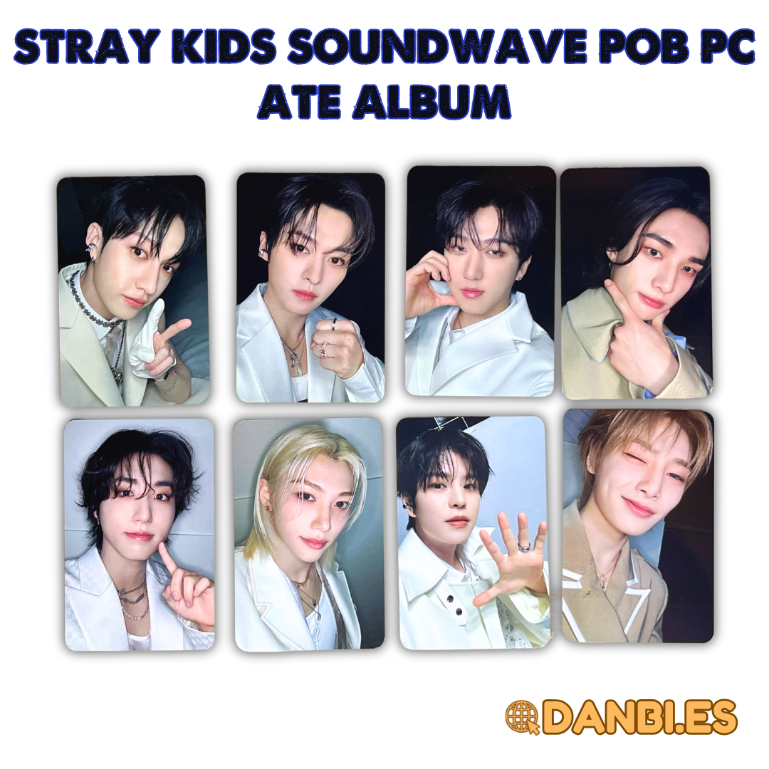 STRAY KIDS SOUNDWAVE POB PHOTO CARD - ATE