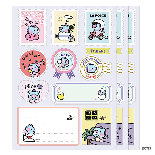 BT21 minini REMOVABLE GIFT STICKER