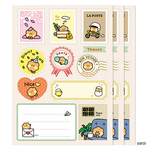 BT21 minini REMOVABLE GIFT STICKER