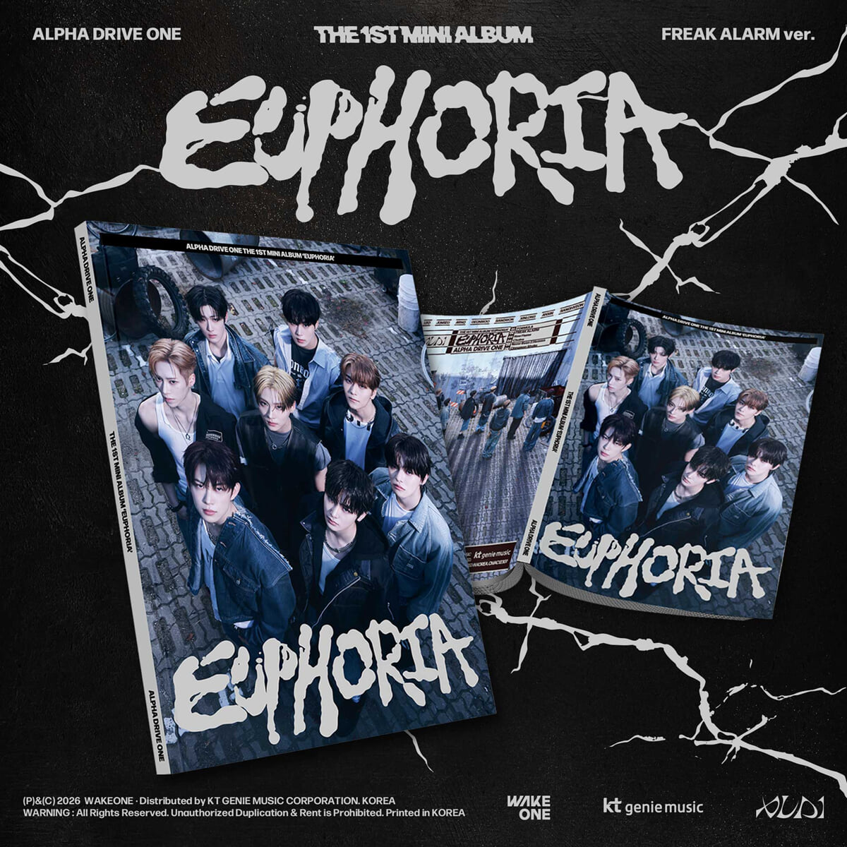 ALPHA DRIVE ONE - 1st mini album ‘EUPHORIA’ (FREAK ALARM ver.)