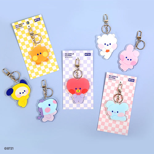 BT21 minini BIG ACRYLIC KEYRING