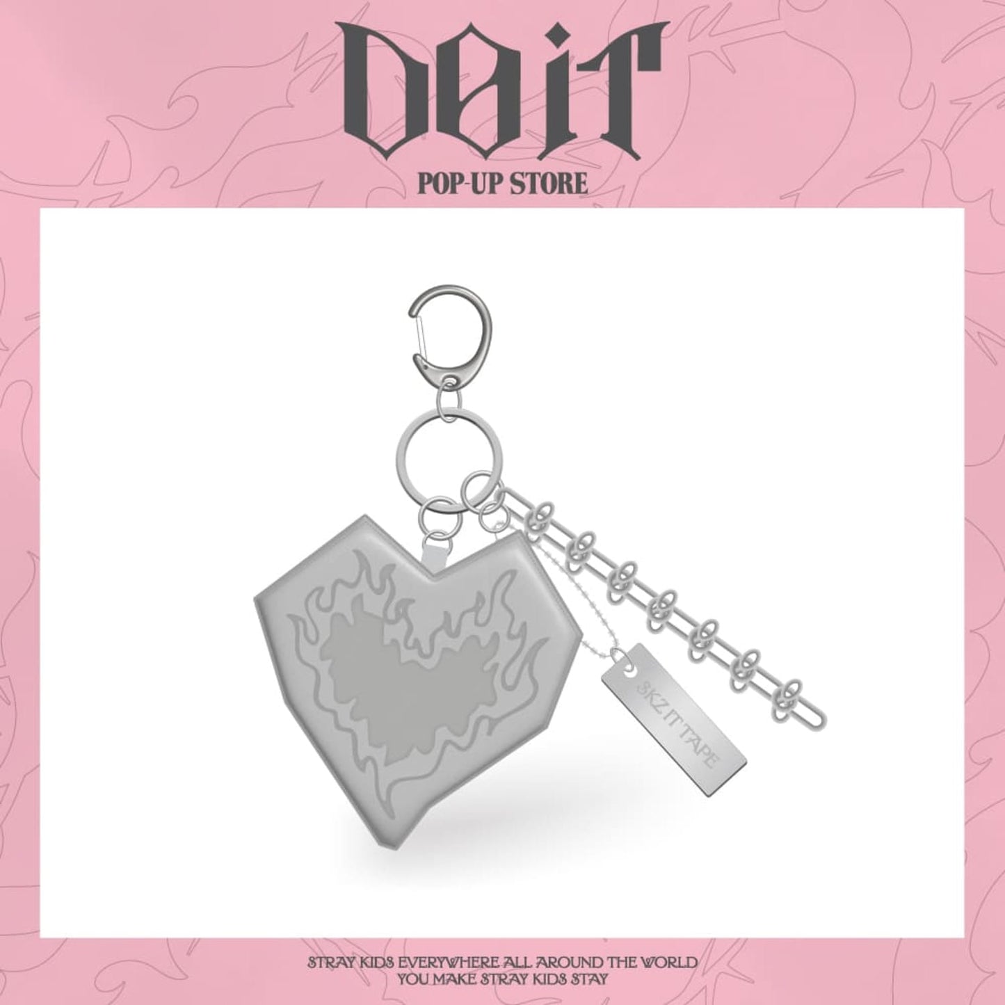 STRAY KIDS "DO IT" POP-UP MD - DO IT KEYRING