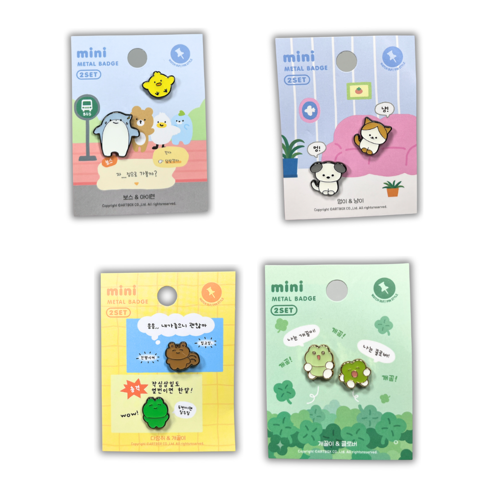 METAL MINI BADGE SET