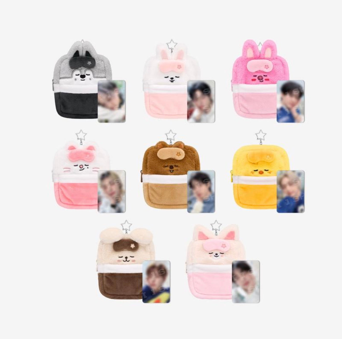 STRAY KIDS - SKZOO PLUSH COLLECT CASE - STAY IN OUR LITTLE HOUSE