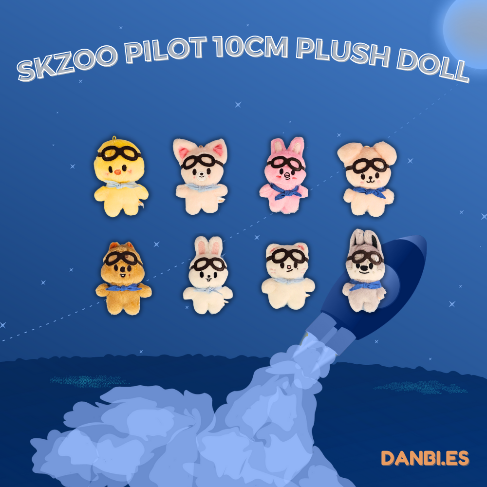 SKZOO 10cm PLUSHIES - 'PILOT : FOR ★★★★★'