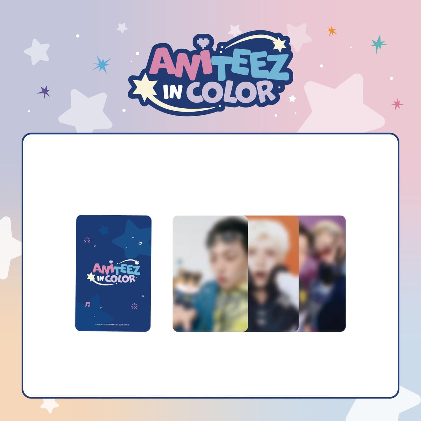 ATEEZ - MD 18. RANDOM TRADING CARD - ANITEEZ IN COLOR POP UP OFFICIAL MD