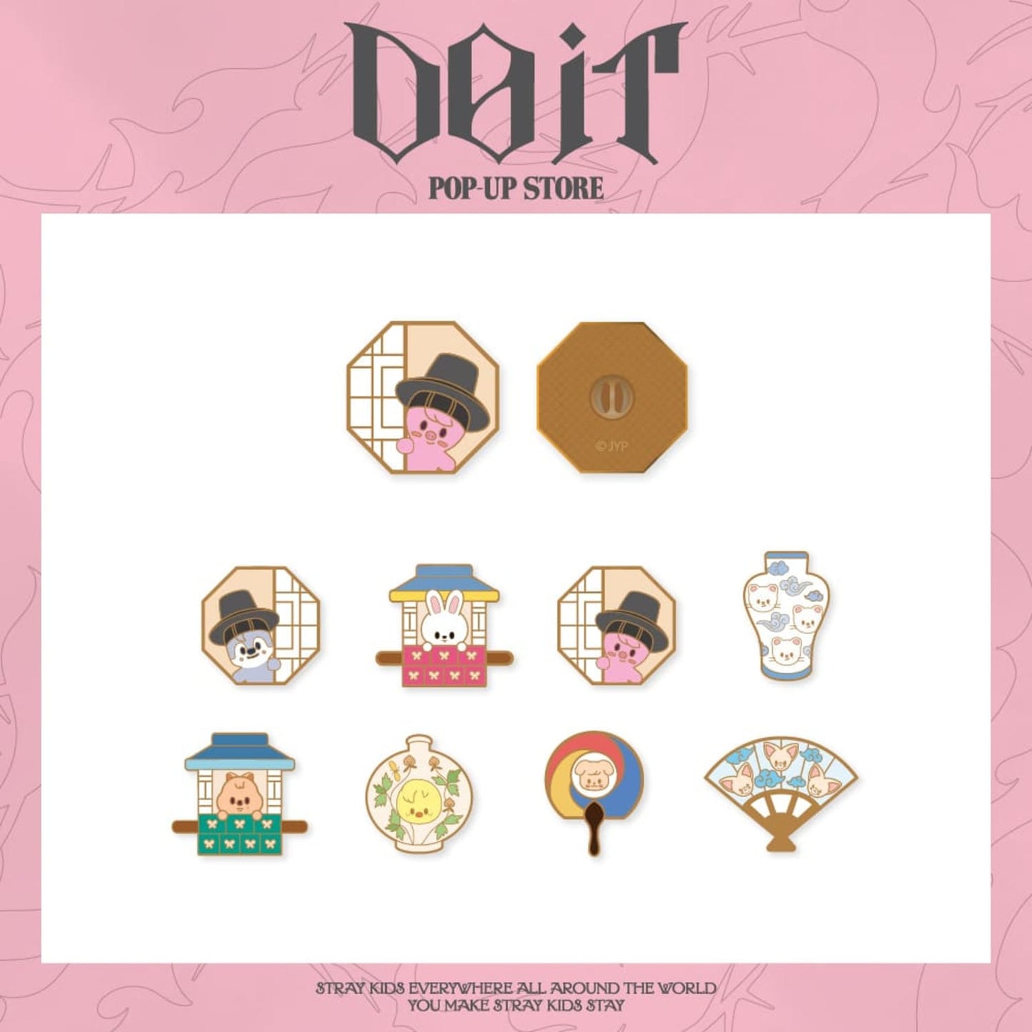 STRAY KIDS "DO IT" POP-UP MD - SKZOO BADGE