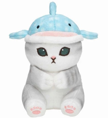 MOFUSAND PLUSH - BABYCAT WITH SHARKCAP