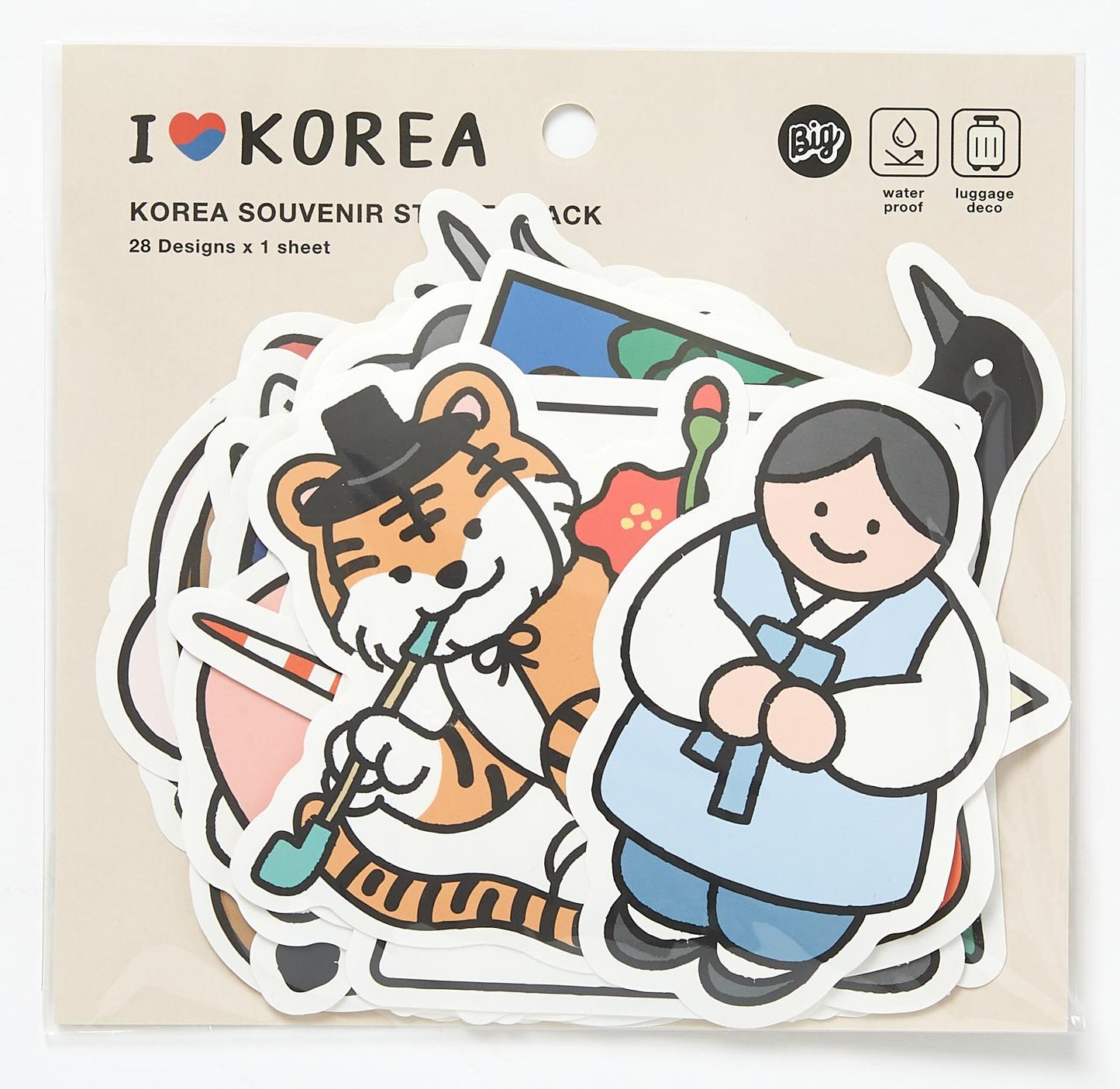 SOUVENIR STICKER PACK KOREA