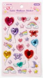 CUBIC BALLOON STICKER