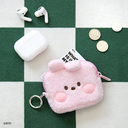 BT21 minini PLUSH POUCH S KEYRING