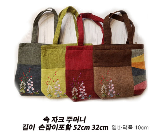 COTTON FLOWER TOTE BAG
