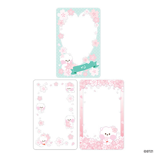 BT21 minini PHOTO CARD FRAME [CHERRY BLOSSOM]