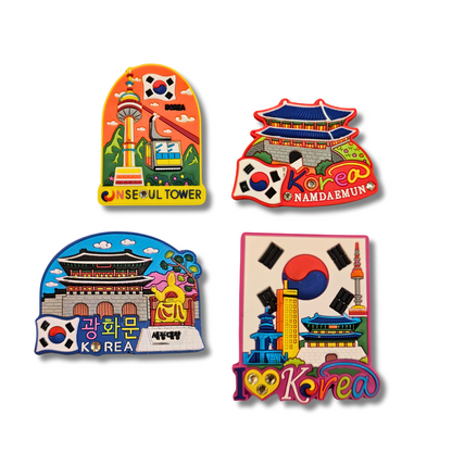 KOREAN SOUVENIR - SEOUL LANDMARK MAGNET