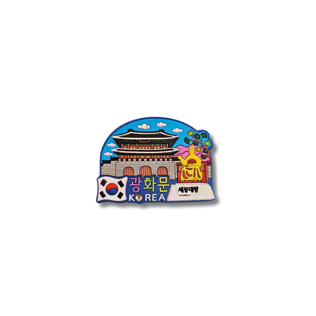 KOREAN SOUVENIR - SEOUL LANDMARK MAGNET