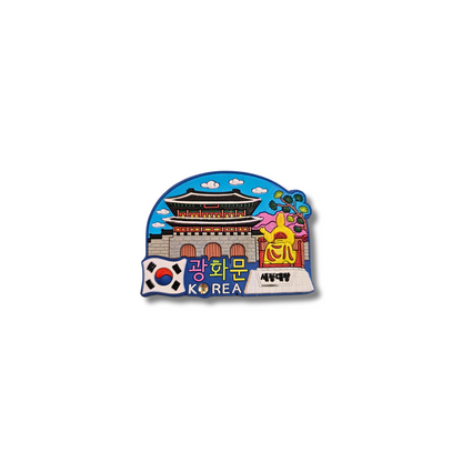 KOREAN SOUVENIR - SEOUL LANDMARK MAGNET