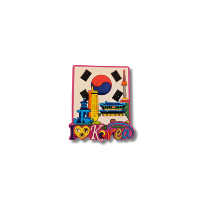 KOREAN SOUVENIR - SEOUL LANDMARK MAGNET