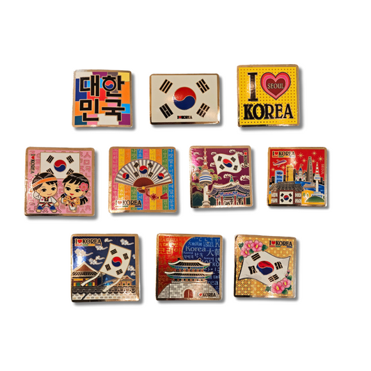 KOREAN SOUVENIR - SQUARE FANCY MAGNET