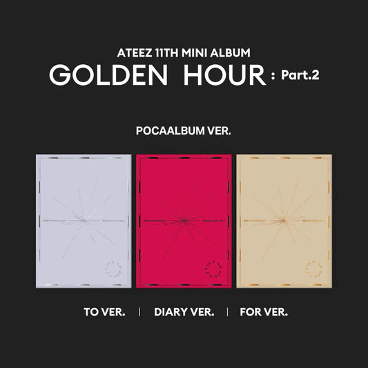 [ATEEZ] 11th Mini Album [GOLDEN HOUR : Part.2] (POCAALBUM Ver.)