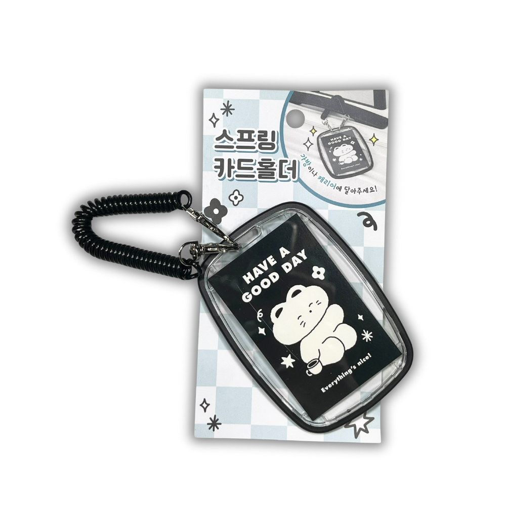 PHOTO CARD HOLDER BLACK