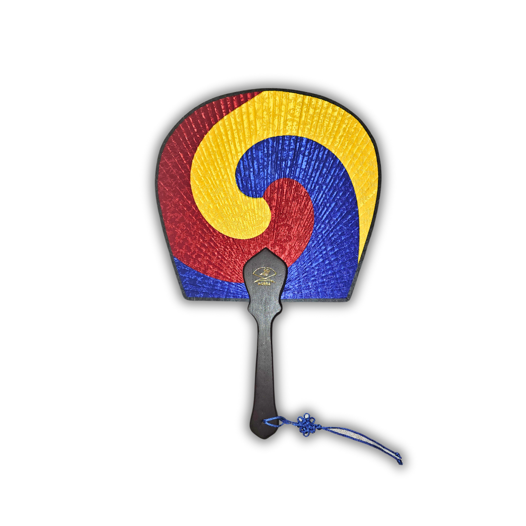 TAE-GEUK PATTERN HAND FAN