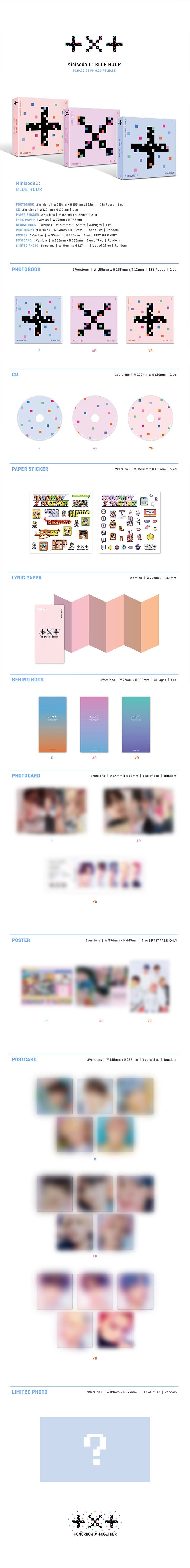 [TOMORROW X TOGETHER] 3rd Mini Album [Minisode1 : Blue Hour]