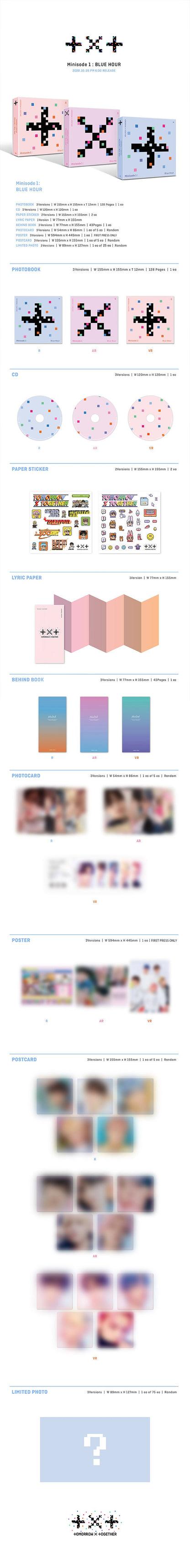 [TOMORROW X TOGETHER] 3rd Mini Album [Minisode1 : Blue Hour]