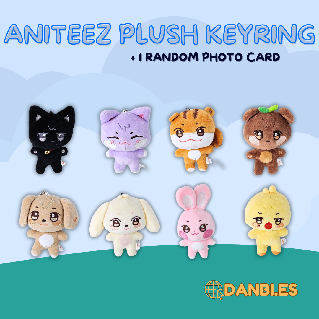 ANITEEZ PLUSH KEYRING (+1 RANDOM PHOTO CARD)