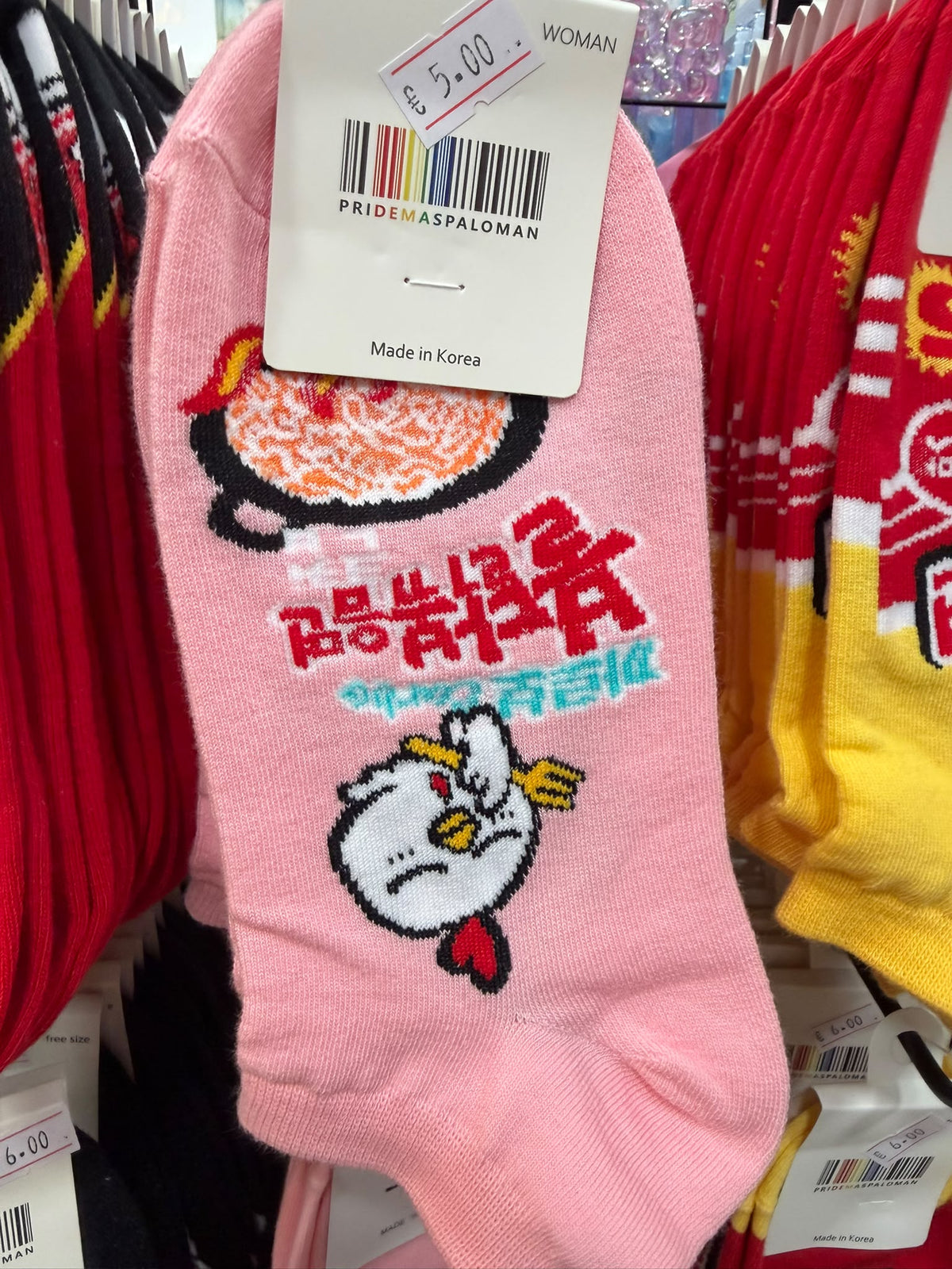 SHORT SOCKS w KOREAN RAMEN