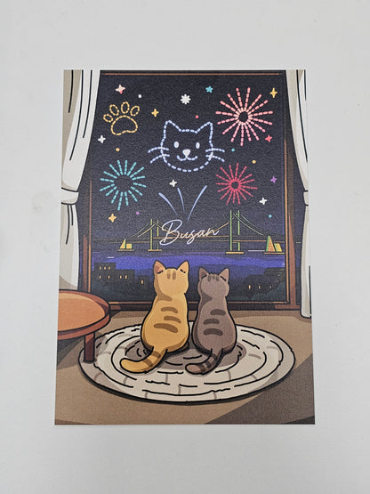CATSTRIP POSTCARD