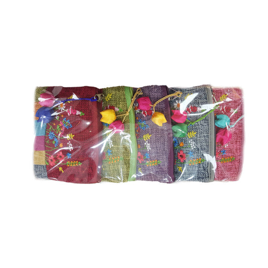HEMP FLOWER COIN PURSE