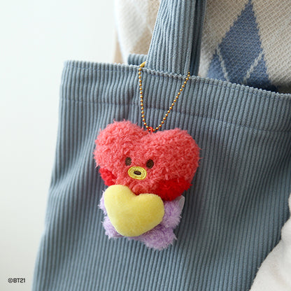 BT21 MININI HEART KEYRING