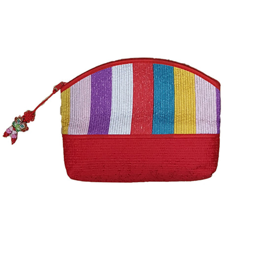 RAINBOW ROUND POUCH