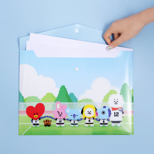 BT21 PP FILE POCKET SCHOOL & PLAY