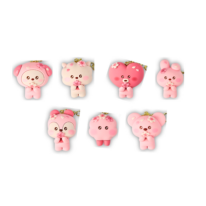 BT21 FIGURE KEYRING [CHERRY BLOSSOM]