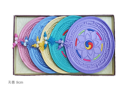 ROUND TAEGEUK COASTER SET