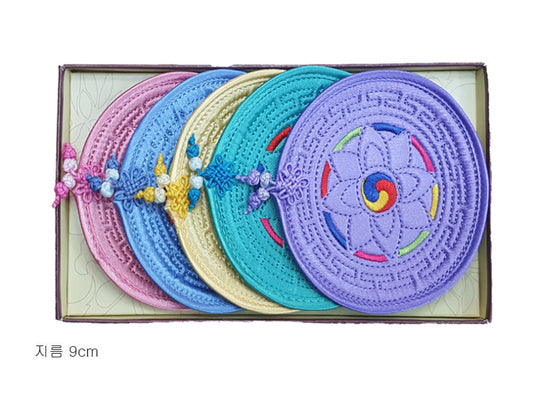 ROUND TAEGEUK COASTER SET