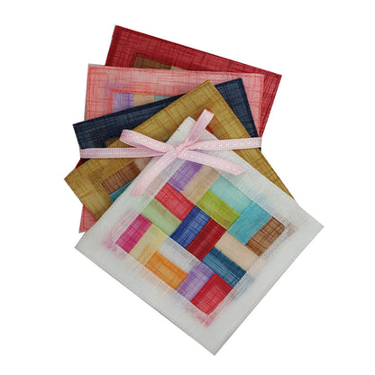 RAMIE PATCH COASTER SET